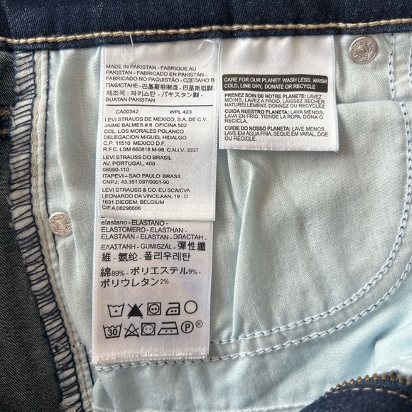 Levi’s Slimming Boot Cut Women's Dark Blue Jeans Size 29 NWT - Picture 11 of 11